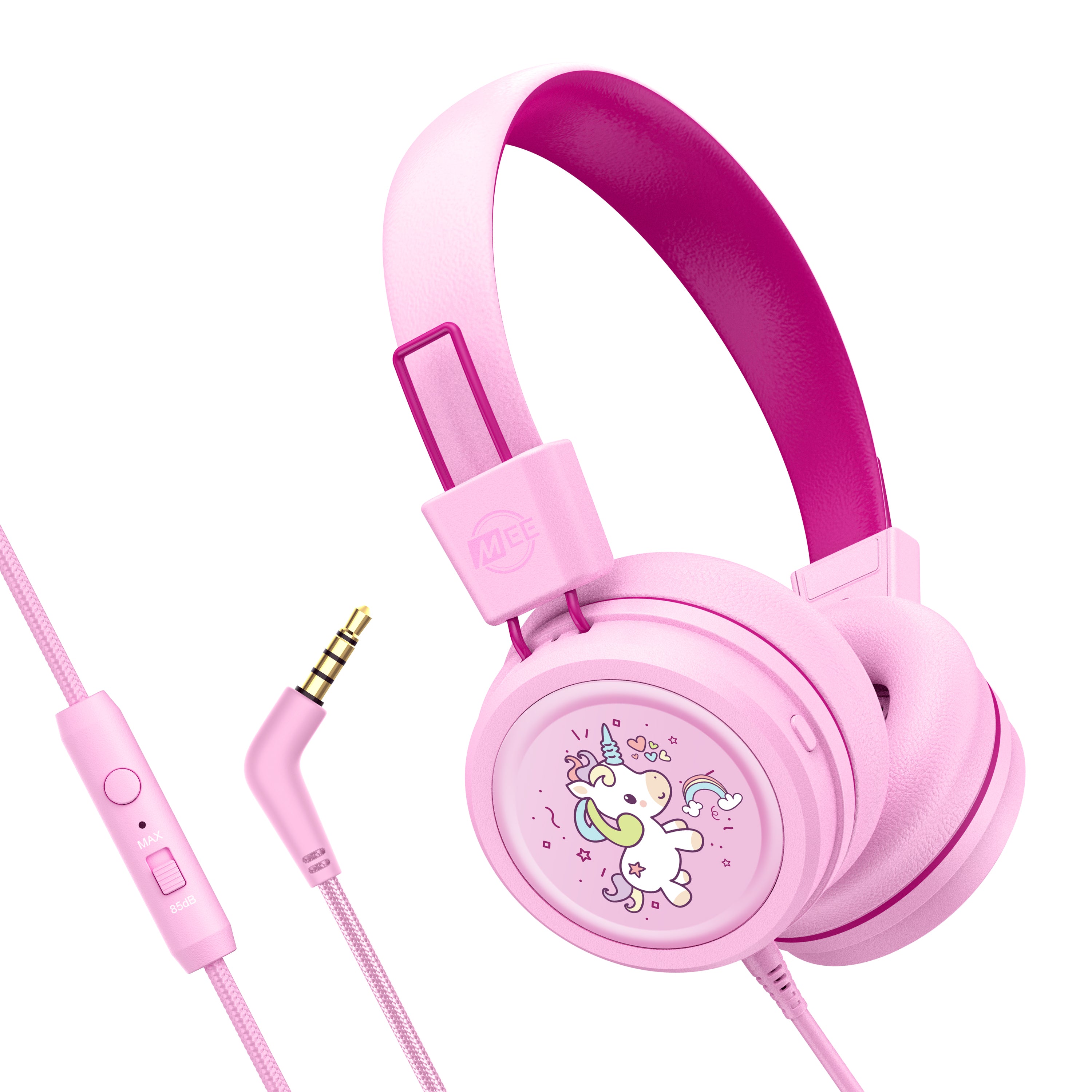 KidJamz KJ55 safe listening wired headphones for kids with headset microphone