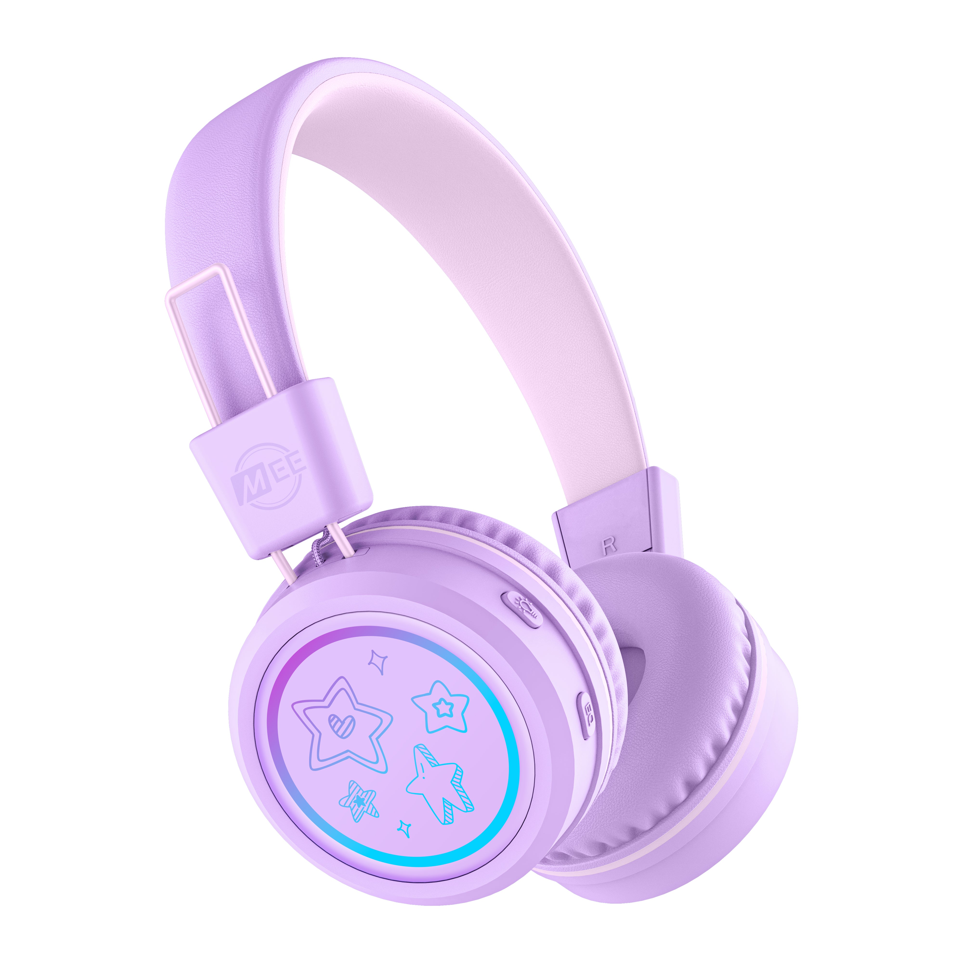 KidJamz KJ55BT Bluetooth wireless headphones for kids with LED lights