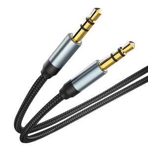 Wholesale 3.5mm Headphone Audio Cable Professional Braided Shielding Bare Copper AUX