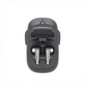 Gray Wireless Earbuds in Ear Headphones Type C Portable Stereo Earphones