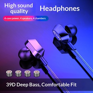 Wired 3.5mm In-ear HIFI Earphones Dynamic Driver